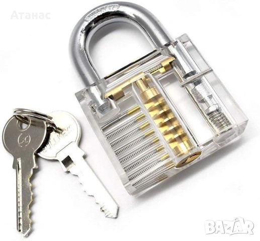 Прозрачен катинар за упражнения - голям, шперц, шперцове