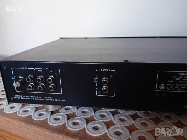 Nikko graphic equalizer , снимка 4 - Еквалайзери - 54012232