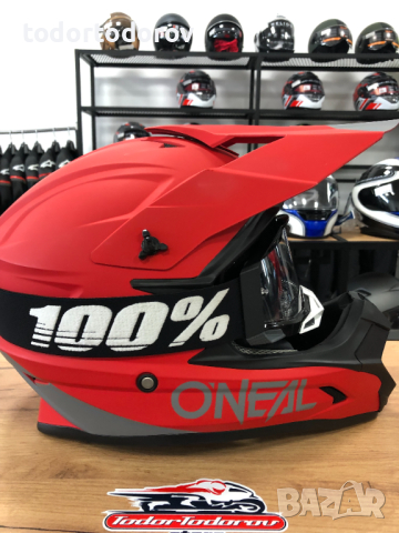 Топ цена Мотокрос каска ONEAL5SRS ,XLи очила 100% Race Craft,като нови, снимка 2 - Аксесоари и консумативи - 44994714
