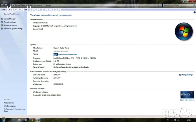 Лаптоп HP Pavilion dv7-1280EG, снимка 9 - Лаптопи за дома - 53529592