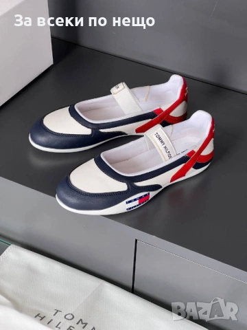 Tommy Hilfiger Дамски Ежедневни Обувки Балерини Томи Хилфигер Код E1288, снимка 10 - Дамски ежедневни обувки - 53756494