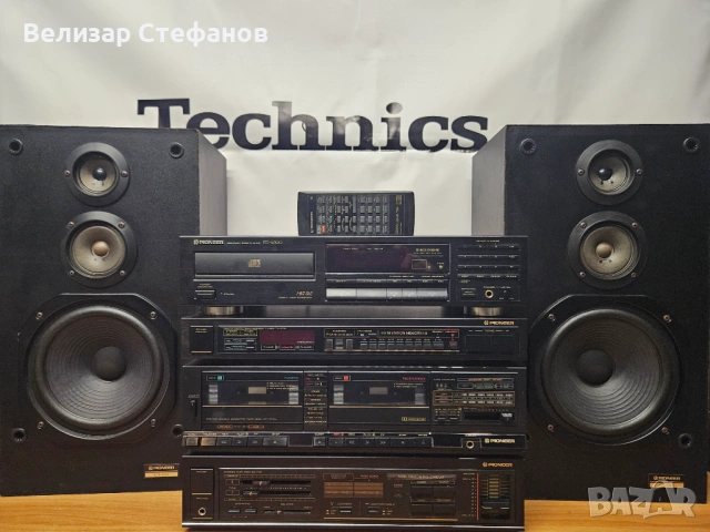 🎶🔊 PIONEER VINTAGE HI-FI COMPONENT SYSTEM – 42 cm FULL SIZE 🔊🎶, снимка 2 - Аудиосистеми - 54259754