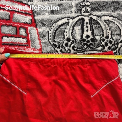 Тенис пола Lotto Performance Vintage размер M  WTA Tour червена, снимка 3 - Поли - 53270665