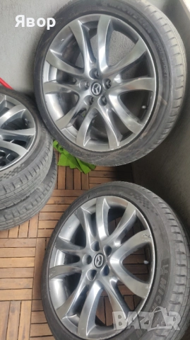Оригинални джанти 19" Мазда 6, CX 3, CX 5, CX 9 с перфектни летни Michelin Pilot Sport 5 DOT: 3622