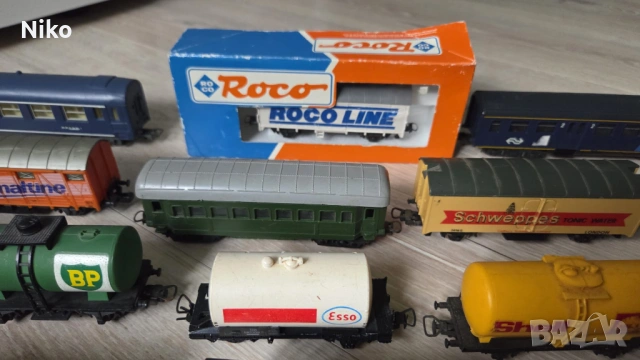 31 вагона H0 от Lima, Jouef, Fleischmann, Roco и др., снимка 3 - Други ценни предмети - 53657387