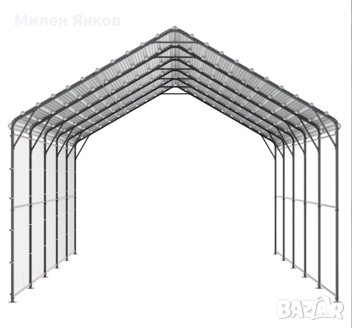 Навес гараж   4м х 8м х 3.15м   бусове, лодки, ремаркета, селскостопанска техника, снимка 4 - Други стоки за дома - 53874518
