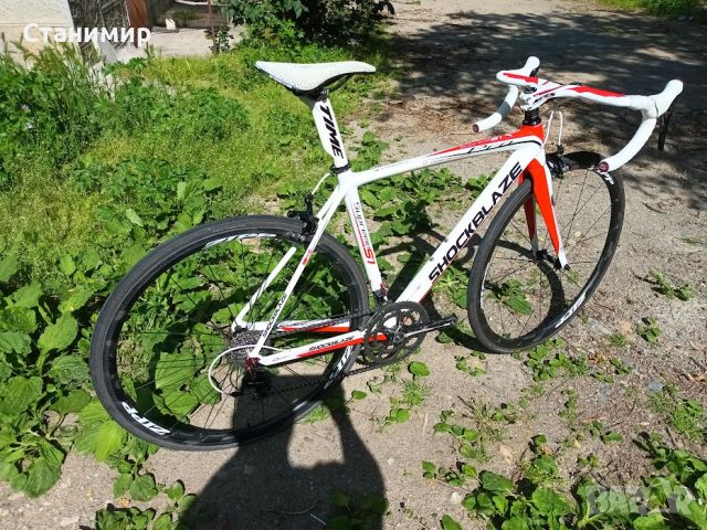 Карбонов шосеен велосипед Shockblaze Supreme S1, снимка 14 - Велосипеди - 46247391