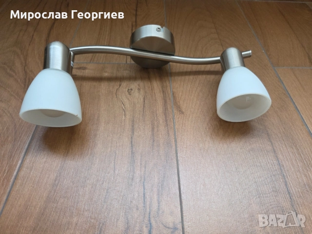 Осветително тяло за таван или стена в комплект с LED крушки Е14, снимка 3 - Лампи за таван - 52540001