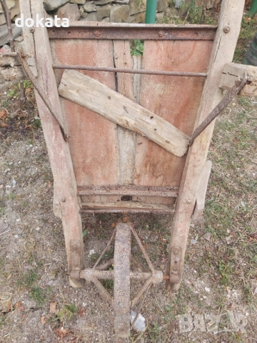 Стара дървена количка,робичка., снимка 7 - Декорация за дома - 51681101