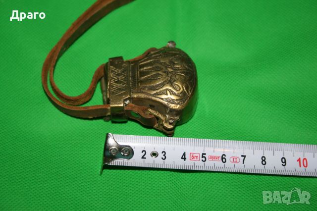 Стара бронзова кутийка за евзи, фишеклък, капси, снимка 5 - Антикварни и старинни предмети - 46173947