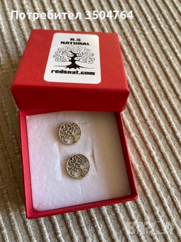 Сребърни обици, снимка 2 - Обеци - 52264179