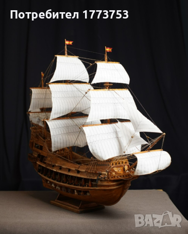 Макет на ветроходен кораб - Испански галеон „Santa Margarita“, снимка 2 - Колекции - 44247197