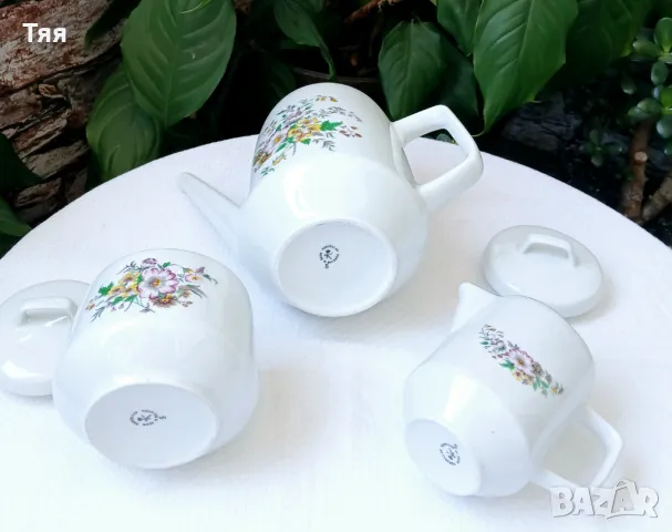 Порцеланов сервиз за чай Китка , снимка 6 - Сервизи - 50152376