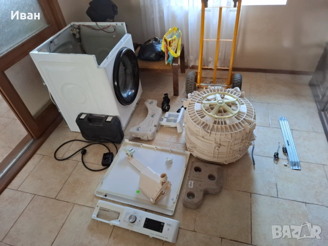 Пералня Whirlpool FFB 8458 BV EE 6th Sense 8кг За Части, снимка 5 - Перални - 53140869