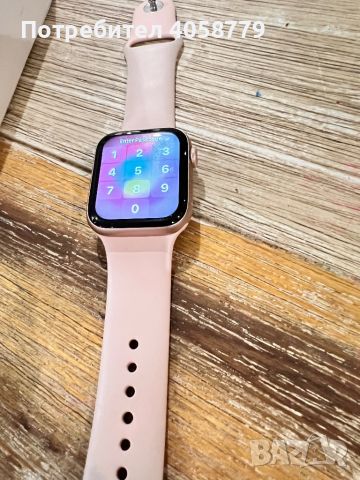 Apple Watch Series 6, pink, 44 mm, снимка 5 - Смарт гривни - 45178346