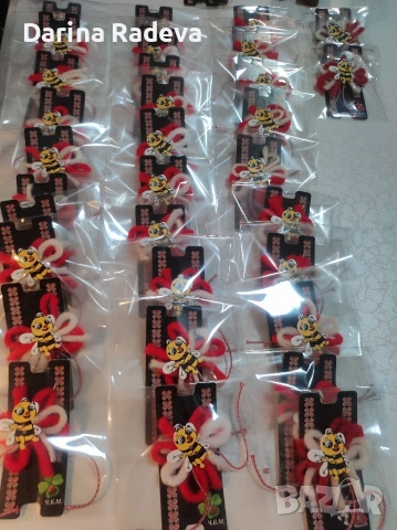 Брошки мартенички за градина, снимка 4 - Други - 53375892