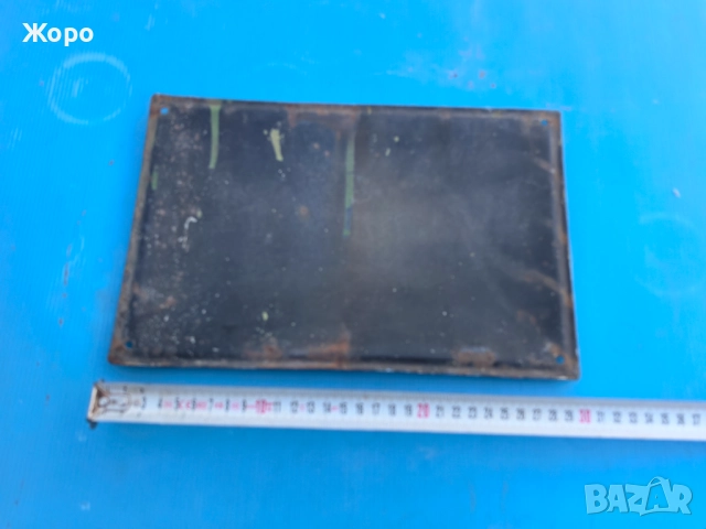 Стара емайлирана табела , снимка 3 - Антикварни и старинни предмети - 52803661