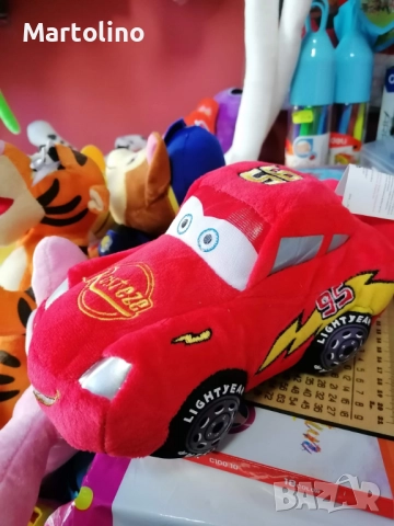 Нова плюшена играчка кола Макуин 