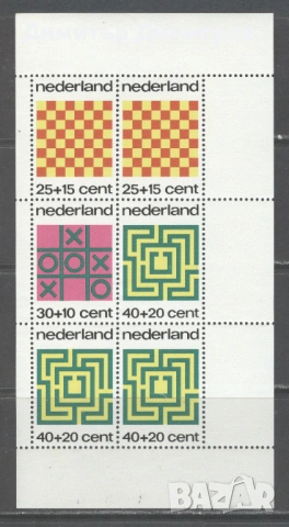 Нидерландия 1973г. - Блок №12 детски игри,без печат