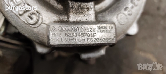 Турбина Турбокомпресор GT2052V / 059145701F Audi A4 B6 Avant 2.5TDI - 163 к.с, снимка 3 - Части - 53903647