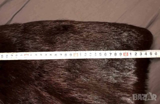 Палто нутрия с естествен косъм, снимка 6 - Палта, манта - 46291930