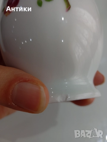 Стара порцеланова ваза , снимка 3 - Вази - 52661654