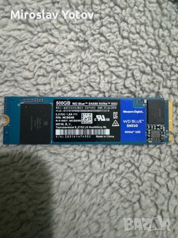 SSD памет WD 500 gb
