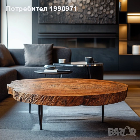 Маси по поръчка от шайба/напречен сряз на вековно дърво., снимка 7 - Маси - 53726445