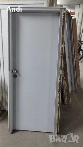 Врати интериорни сиви с каси  използвани 80/200см, снимка 5 - Интериорни врати - 52632681