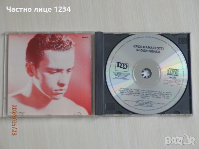 Eros Ramazzotti – In Ogni Senso - 1990, снимка 3 - CD дискове - 45876356