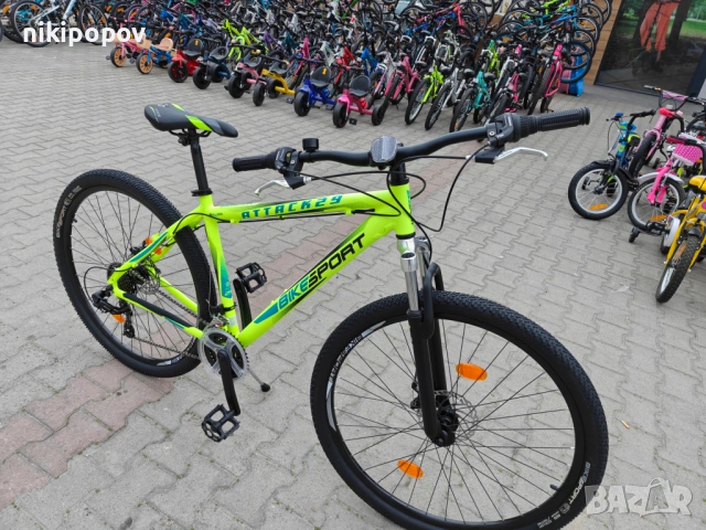 SPRINT Алуминиев велосипед 29" Bikesport ATTACK жълт, снимка 4 - Велосипеди - 53918373