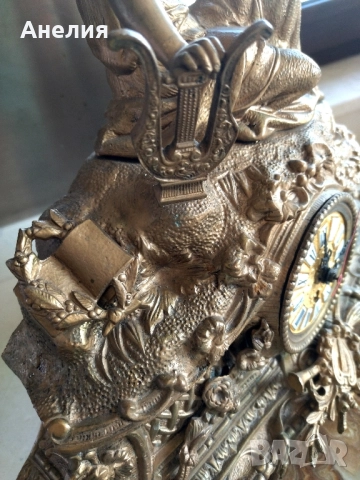 Античен настолен часовник , снимка 9 - Антикварни и старинни предмети - 51675076