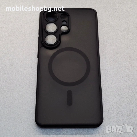 Samsung Galaxy S26 Ultra гръб MagSafe черен мат полупрозрачен , снимка 6 - Калъфи, кейсове - 53900241