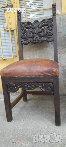 Столове-антикварни-2бр.№030, снимка 7 - Столове - 52489173