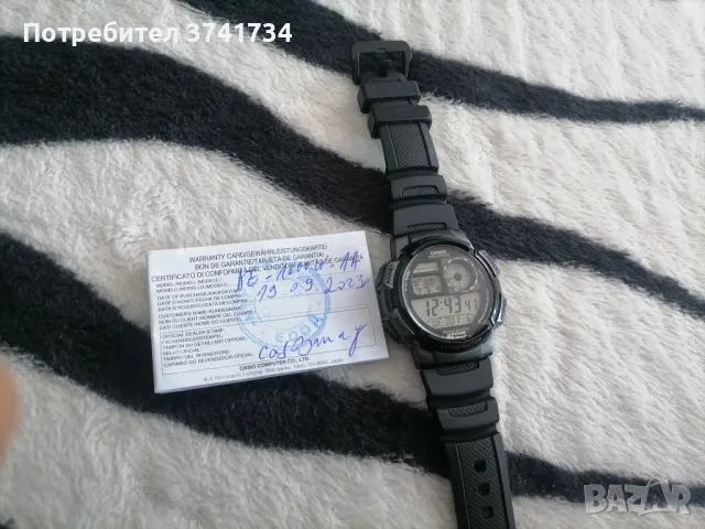 Часовник casio AE1000W, снимка 1 - Мъжки - 47862355