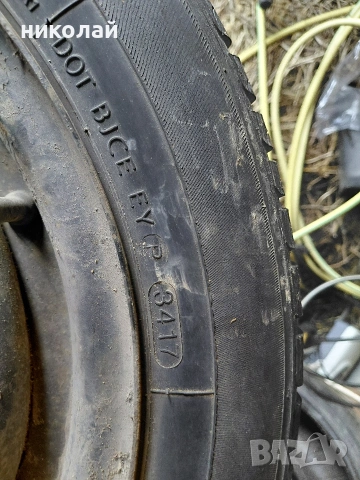 5 бр джанти с гуми Subaru 15, снимка 3 - Гуми и джанти - 54279916