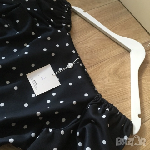 Разпродажба спешно Нова рокля на точки, плътна, снимка 4 - Рокли - 52840861