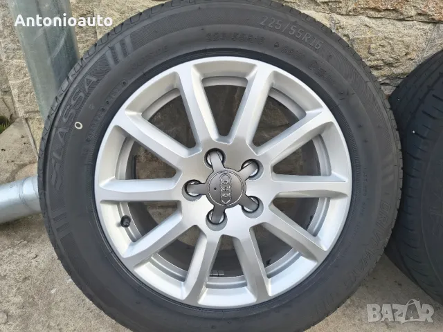 5x112 - 16 цола 5х112 5 x 112 audi оригинални 225 55 16 Lassa, снимка 4 - Гуми и джанти - 49424385