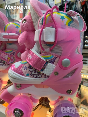 Детски Ролкови Кънки / Розови / Номер 26-29 / С Еднорози, снимка 3 - Други - 52287778