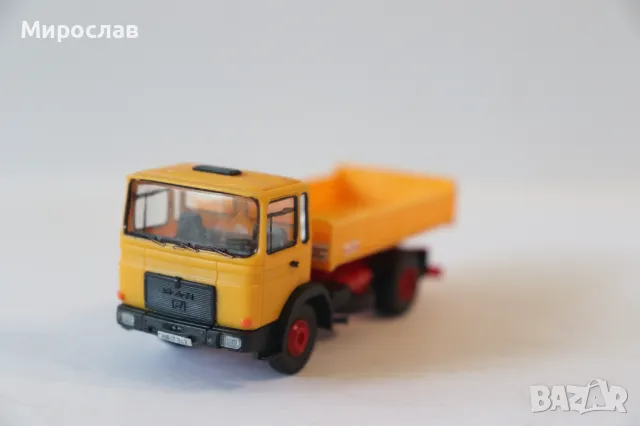 KIBRI H0 1/87 MAN САМОСВАЛ КАМИОН МОДЕЛ КОЛИЧКА, снимка 2 - Колекции - 50009373