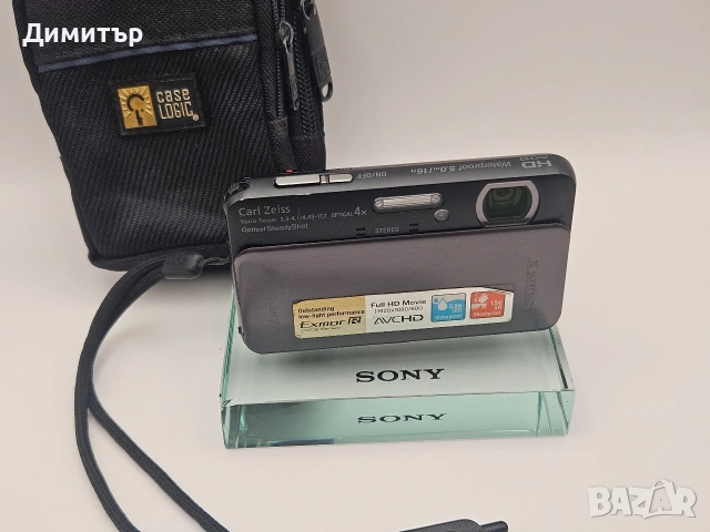 Дигитален фотоапарат Sony Dsc-TX20 Xmor 16.2mp камера Digital photo camera 16gb sd battery, снимка 3 - Фотоапарати - 53763560