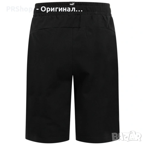 Детски къси панталони Пума, черни с лого, р-р 146, 152,164,176, памук, снимка 3 - Детски къси панталони - 53899678
