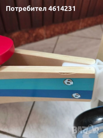 Дървено колело / триколка, снимка 3 - Детски велосипеди, триколки и коли - 52418936