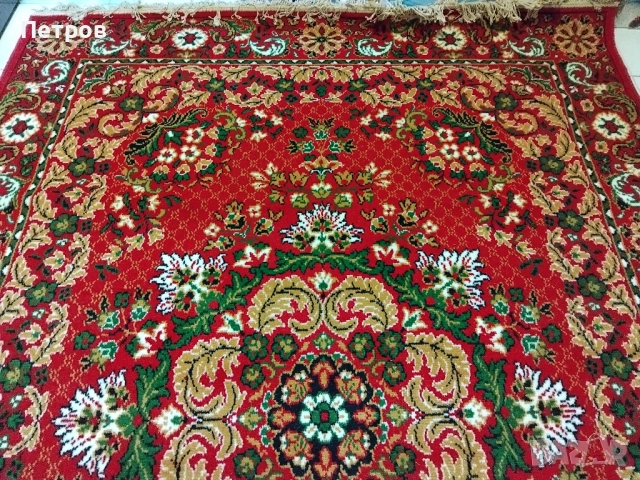 Декоративен синтетичен килим, модел в „персийски“ стил - 230 х 170 см, снимка 7 - Килими - 52892069