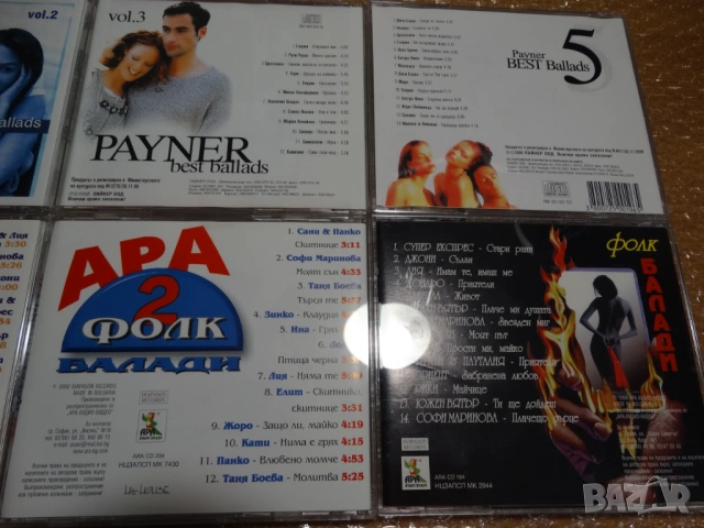 избрани балади на PAYNER и АРА Аудио - Видео ..., снимка 6 - CD дискове - 53865226
