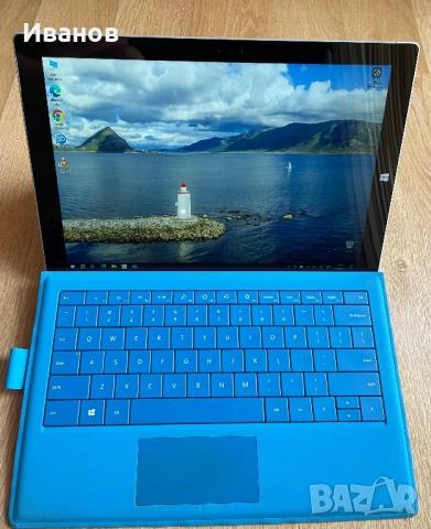 Microsoft Surface Pro 3 1631 2-1 таблет/лаптоп /i5/4GB RAM/128GB SSD, снимка 1