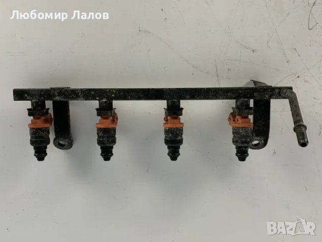 Горивна рейка с дюзи Chevrolet Matiz (98-04) 1.0i 4цилиндъра 96518620, снимка 2 - Части - 50145641