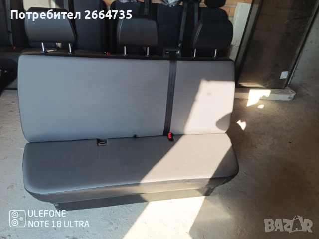 Седалка за Бус Фолксваген Т6 Т5 Двойна кабина, снимка 3 - Части - 51410311