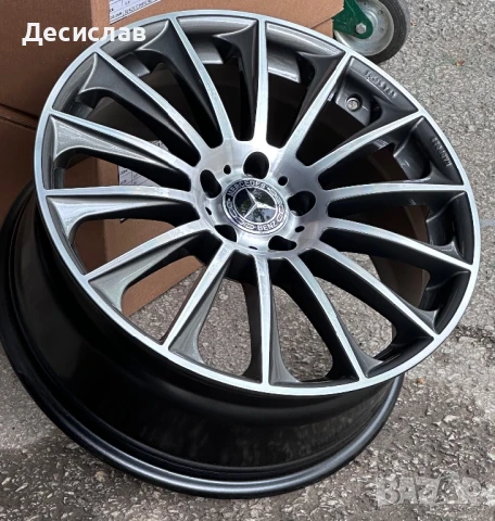 AMG Джанти за Мерцедес Mercedes 19 цола 5х112 чисто нови Спорт Пакет E S CLS, снимка 3 - Гуми и джанти - 50450550