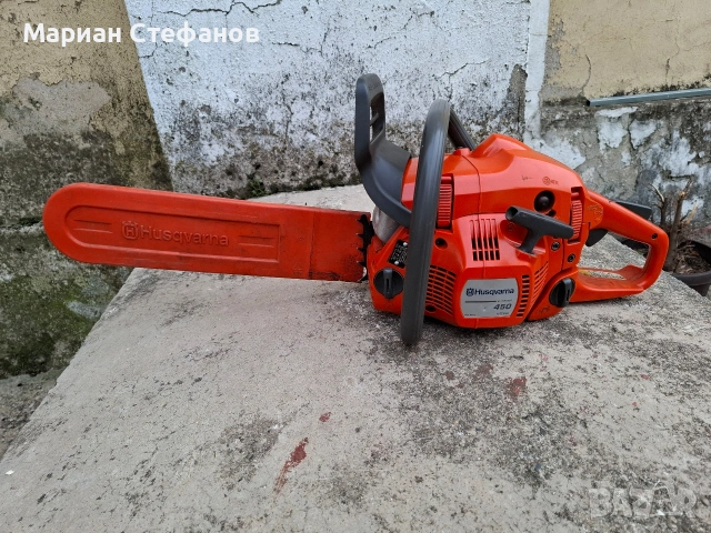 Бензинова резачка Хускварна,е-серия,450 X-TORQ, снимка 6 - Градинска техника - 53923010